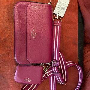 Kate spade maroon crossbody